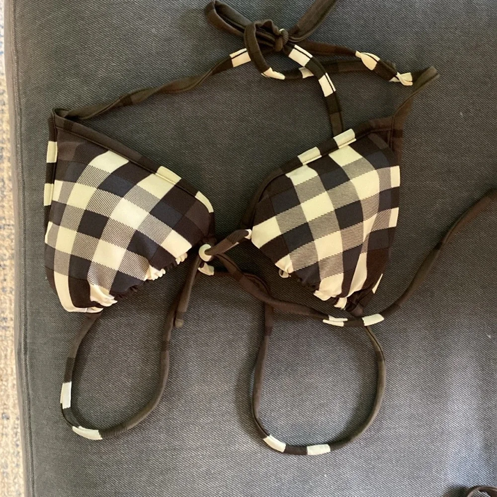 Burberry bikini size Medium olive/cream - Picture 9 of 9